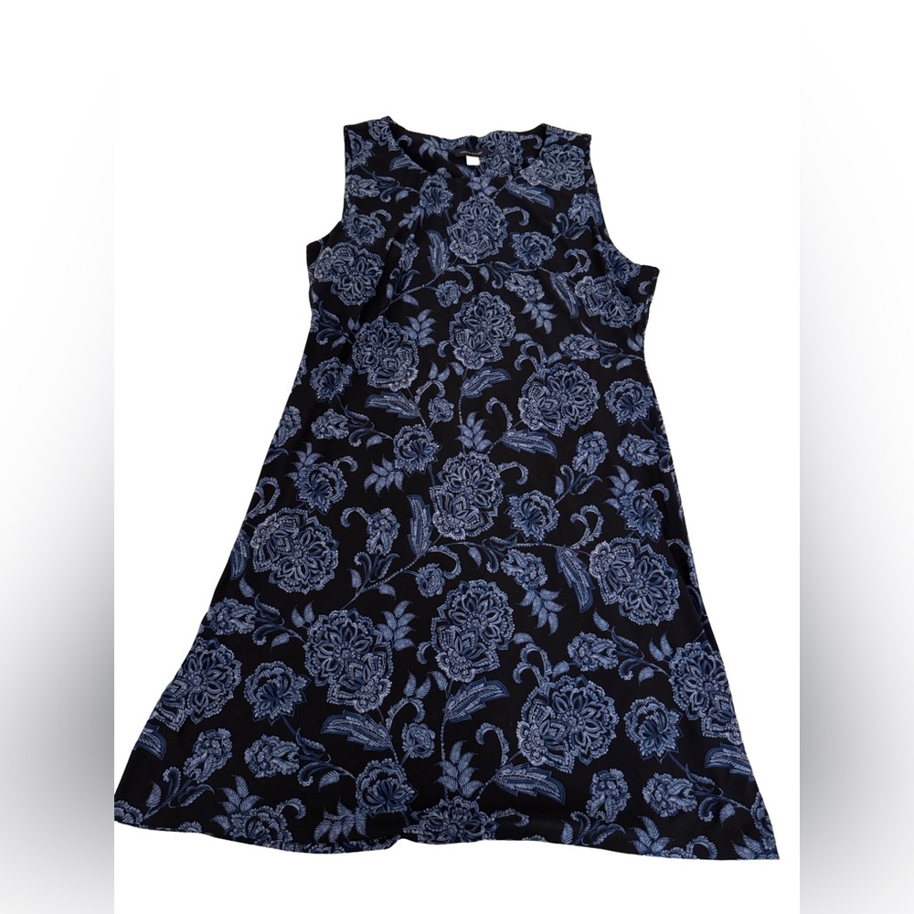 Tommy Hilfiger Navy Floral Midi Dress